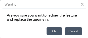 redraw warning