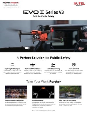 Frontier Precision Autel EVO II V3 Public Safety Flyer Page 1