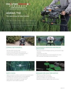 Frontier Precision DJI AGRAS T10 Flyer Page 1