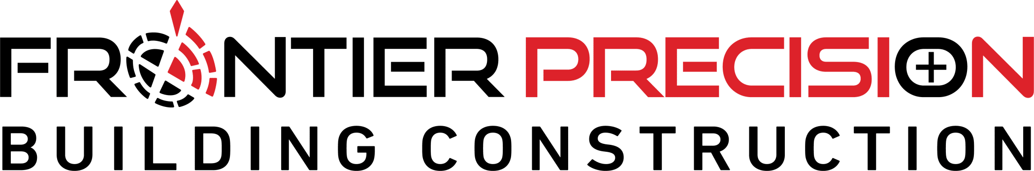 Black Red FPI Long Building Construction Logo