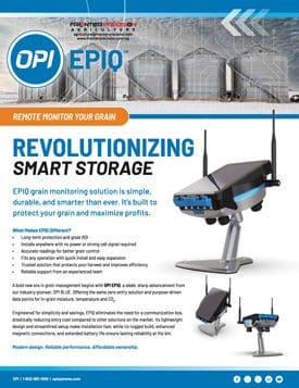 Frontier Precision OPI EPIQ Remote Grain Monitoring System Flyer Page 1